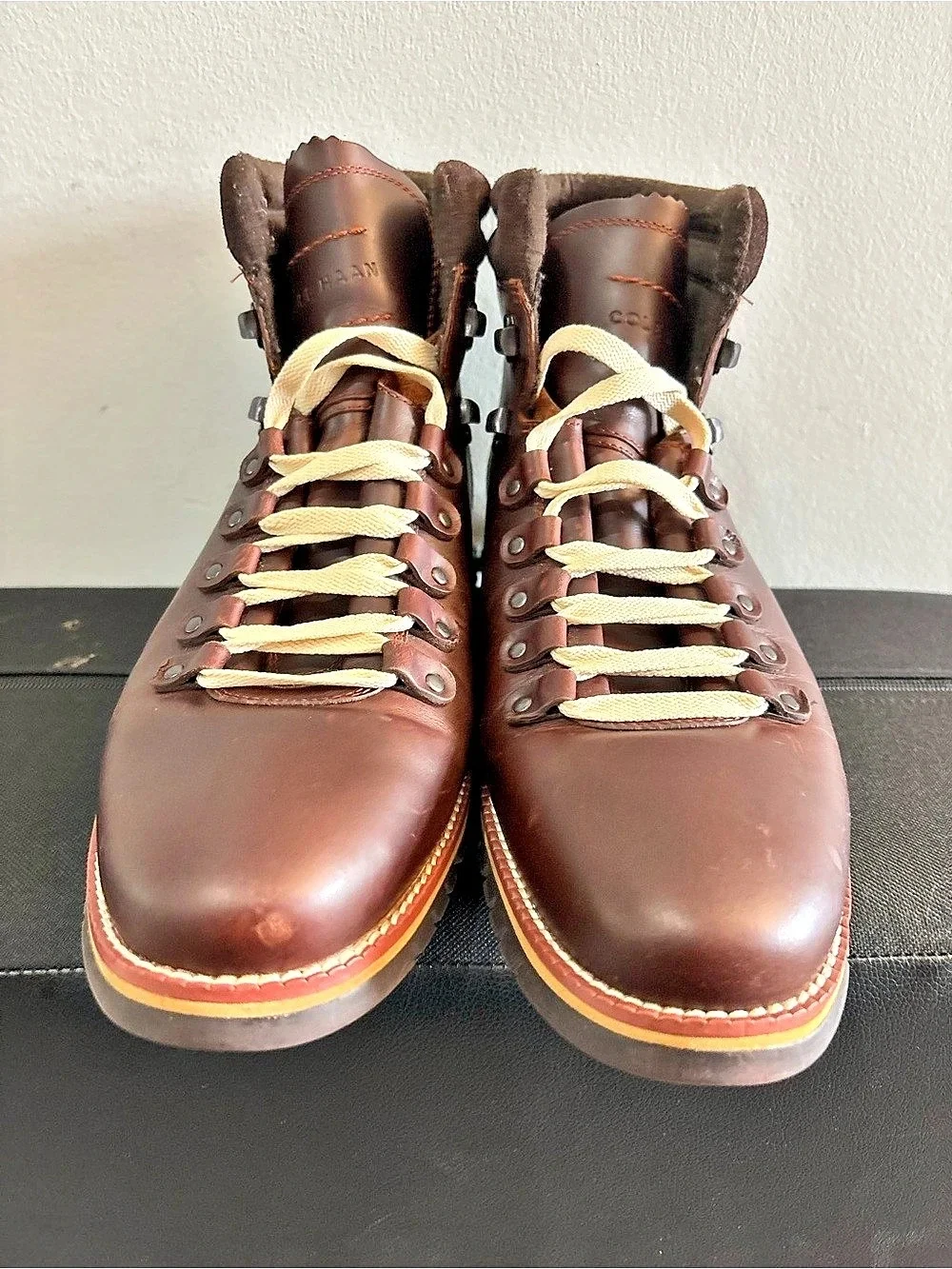 Cole Haan Zerogrand Leather Hiker Boot Brown US 10.5 Mint condition. Wore once